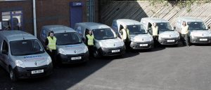 Allparts vans and drivers